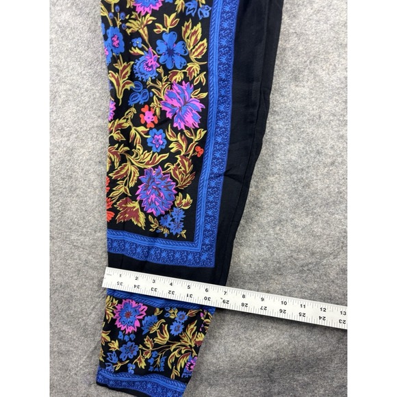 ANTHROPOLOGIE ETT:TWA Jumpsuit Women's 0 Floral Flower Print Artsy Hippie Boho - Picture 8 of 11